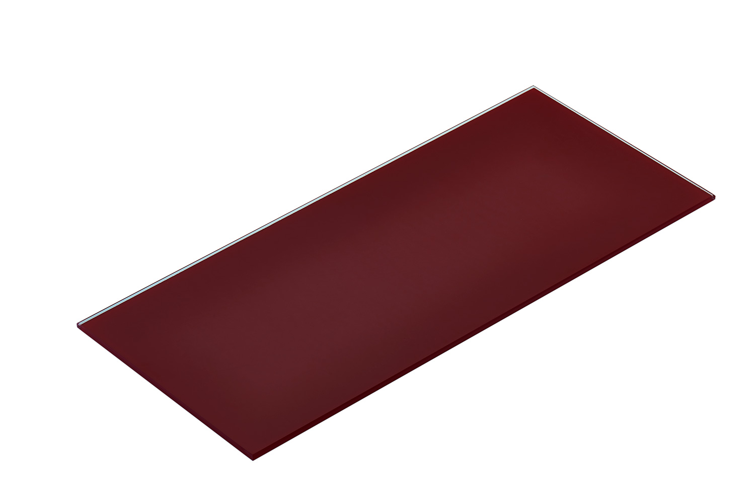 Glass front, red Glass front, red