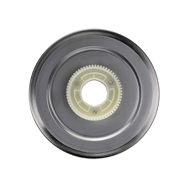 Zubehör Glattes Schinken-/Aufschnittmesser mit weißem Zahnrad