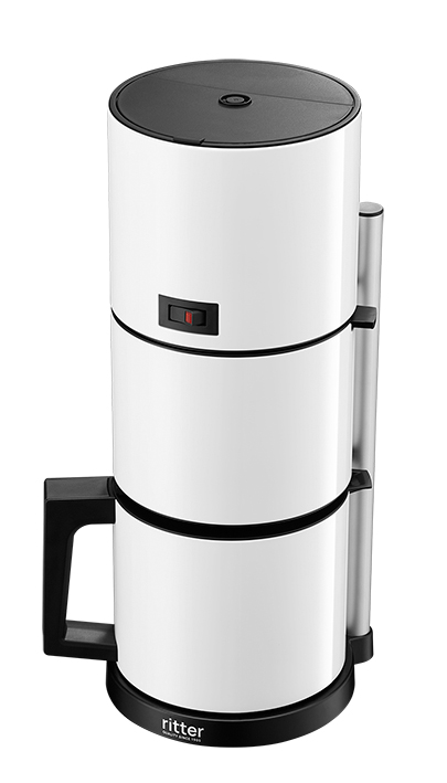 Coffee machine in white Coffee machine in white