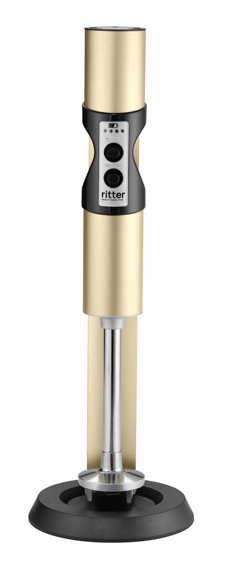 Electric hand blender in light gold Electric hand blender in light gold