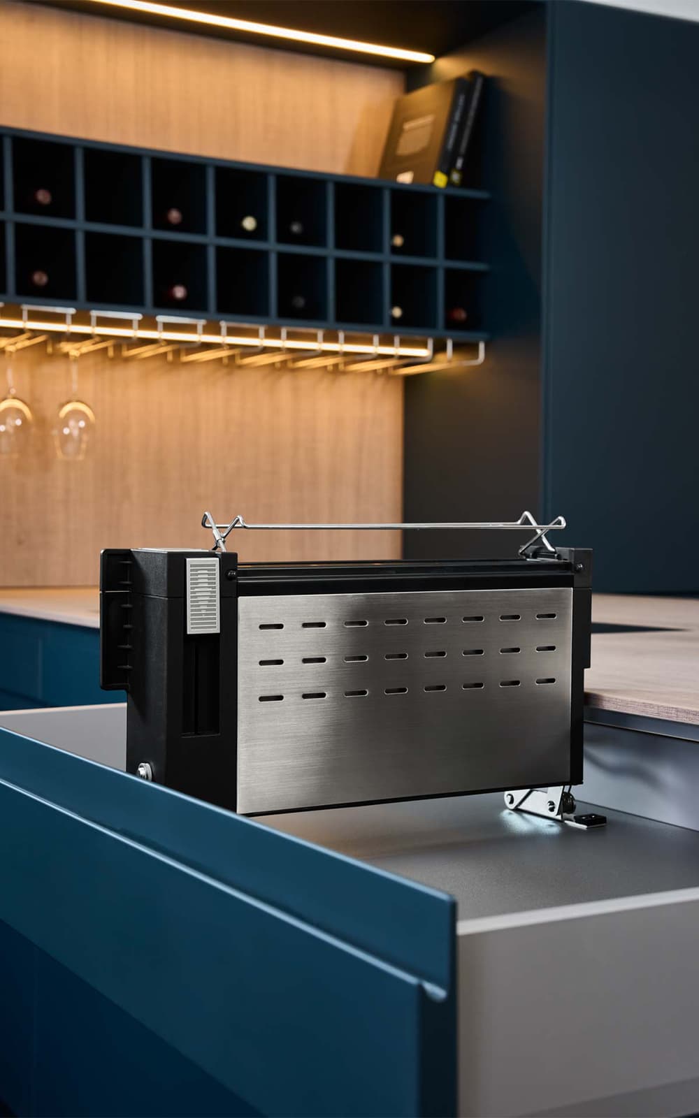 Built-in toaster in a modern kitchen Built-in toaster in a modern kitchen