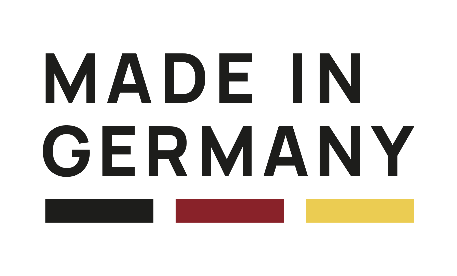 Ein Bild des Made in Germany Logos.