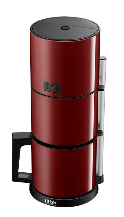 Coffee machine in red Coffee machine in red