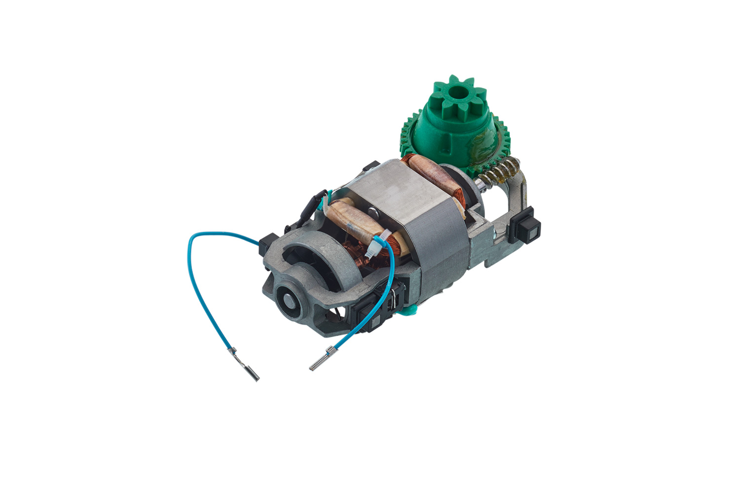 Motor with a green gear (left-handed operated) Motor with a green gear (left-handed operated)