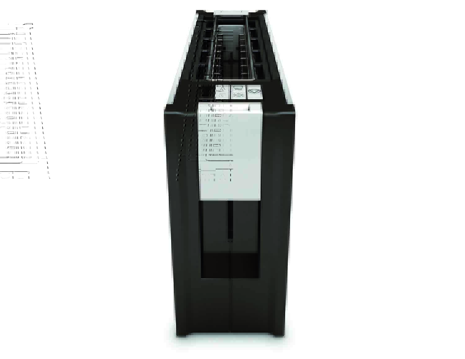 Toaster, seitliche Ansicht