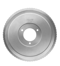 A picture of the serrated blade.