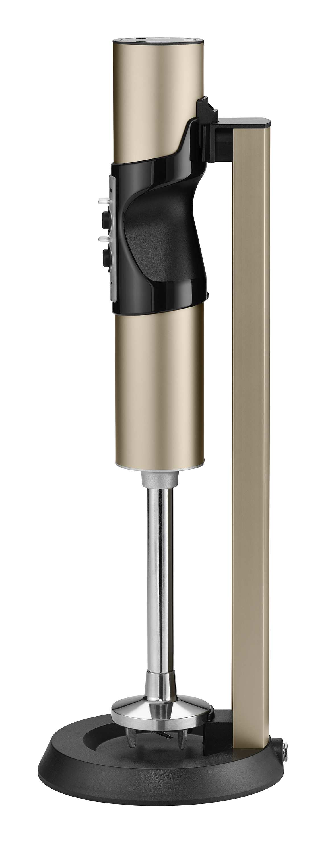 Elektrischer Stabmixer, seitliche Ansicht