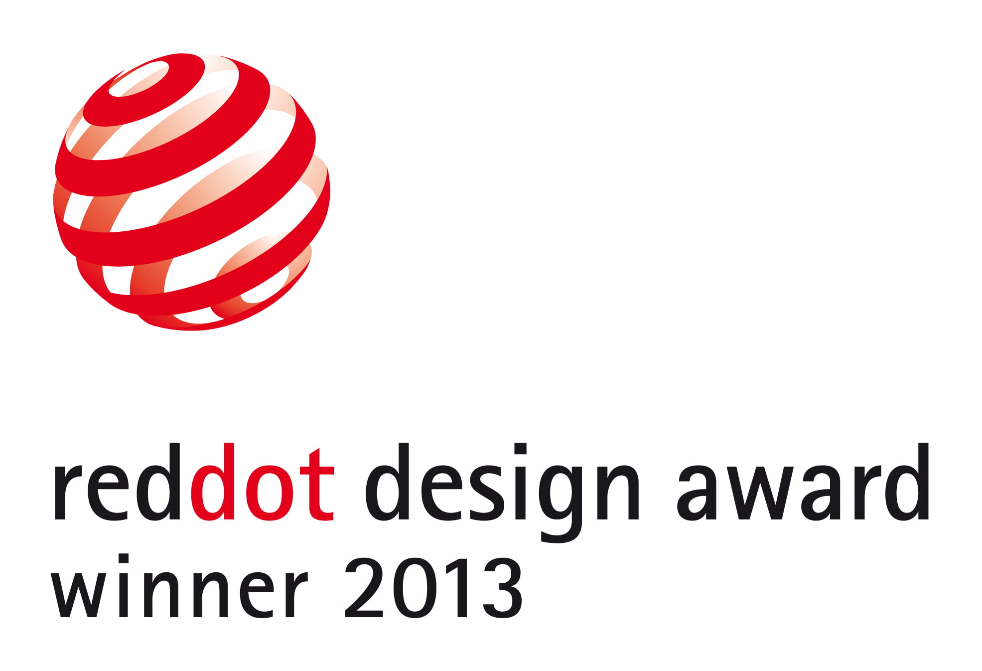 Auszeichnung Award for the winner of the reddot Design Award 2013