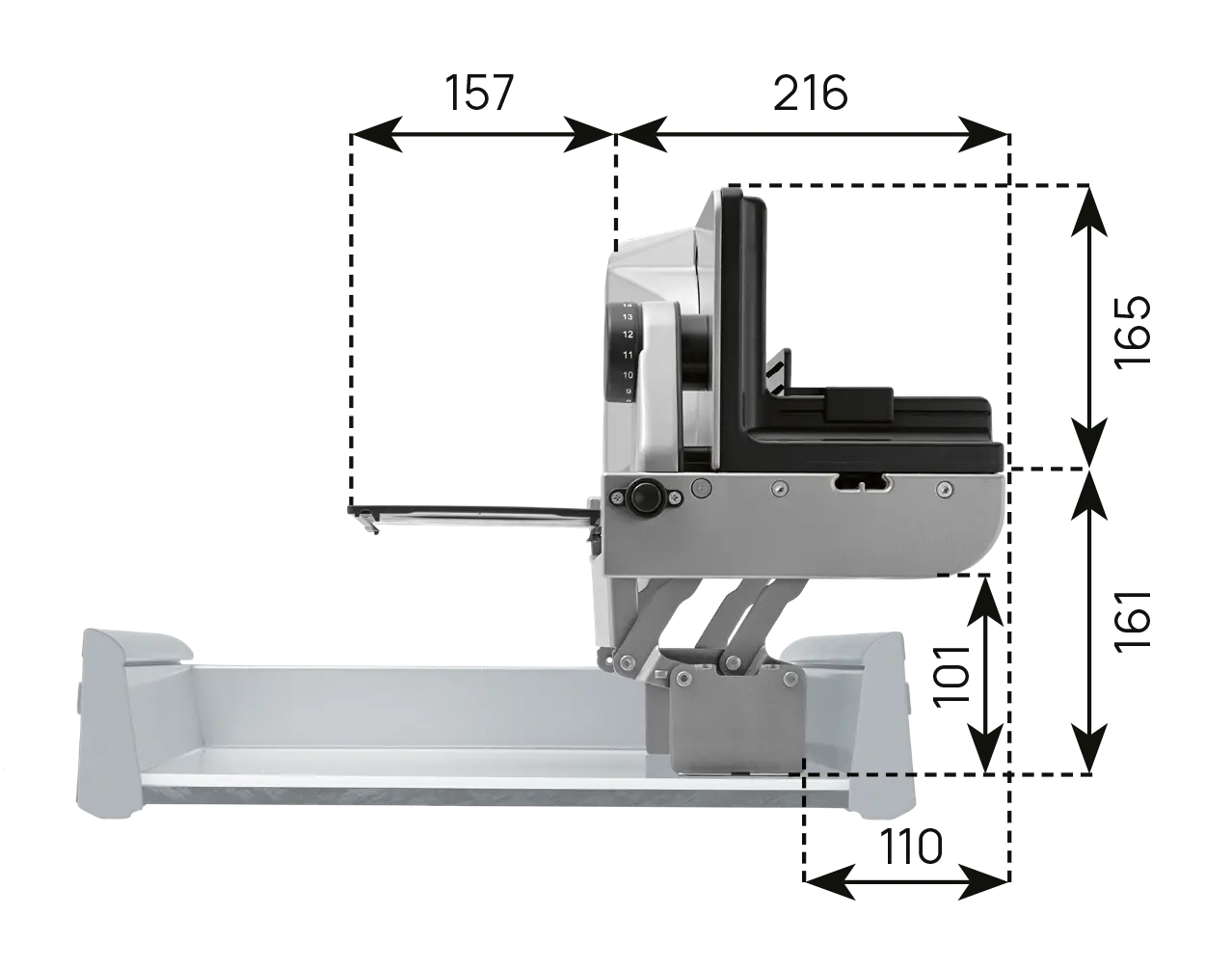 Built-in food slicer BFS 62 SR