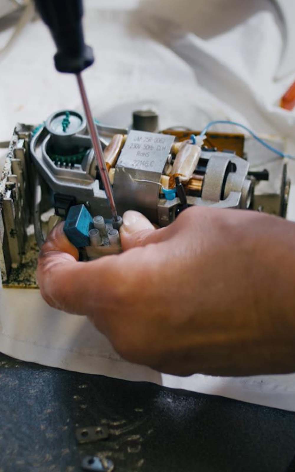 Reparatur von Motor