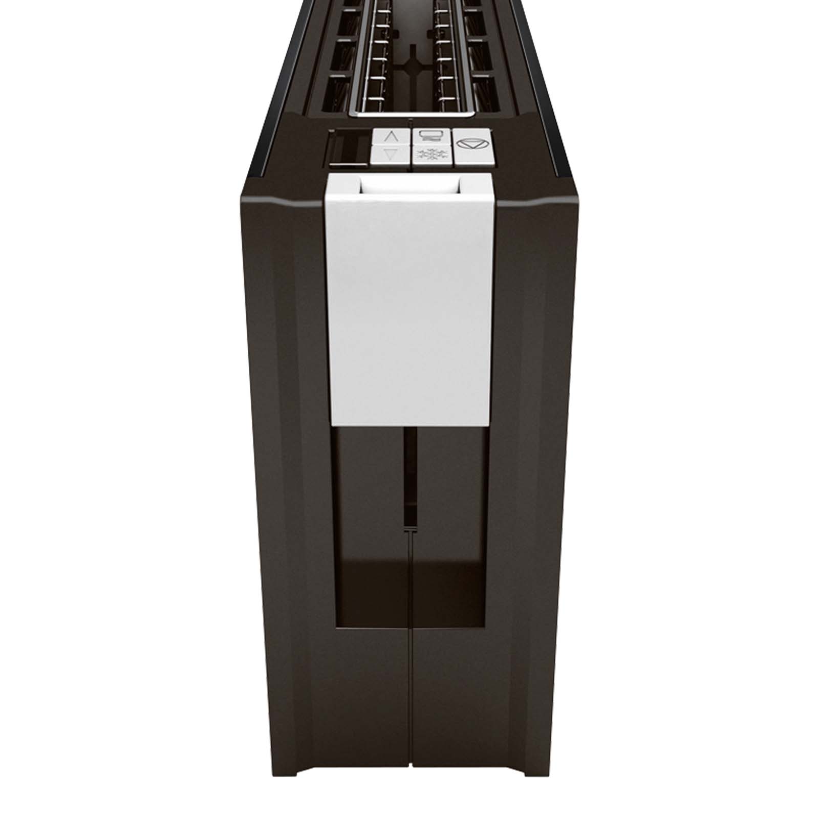 Der schmale elektrische Toaster.