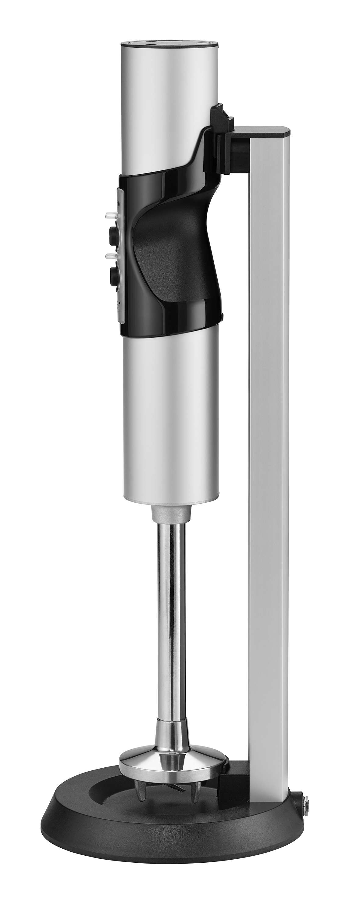 Electric hand blender in silver