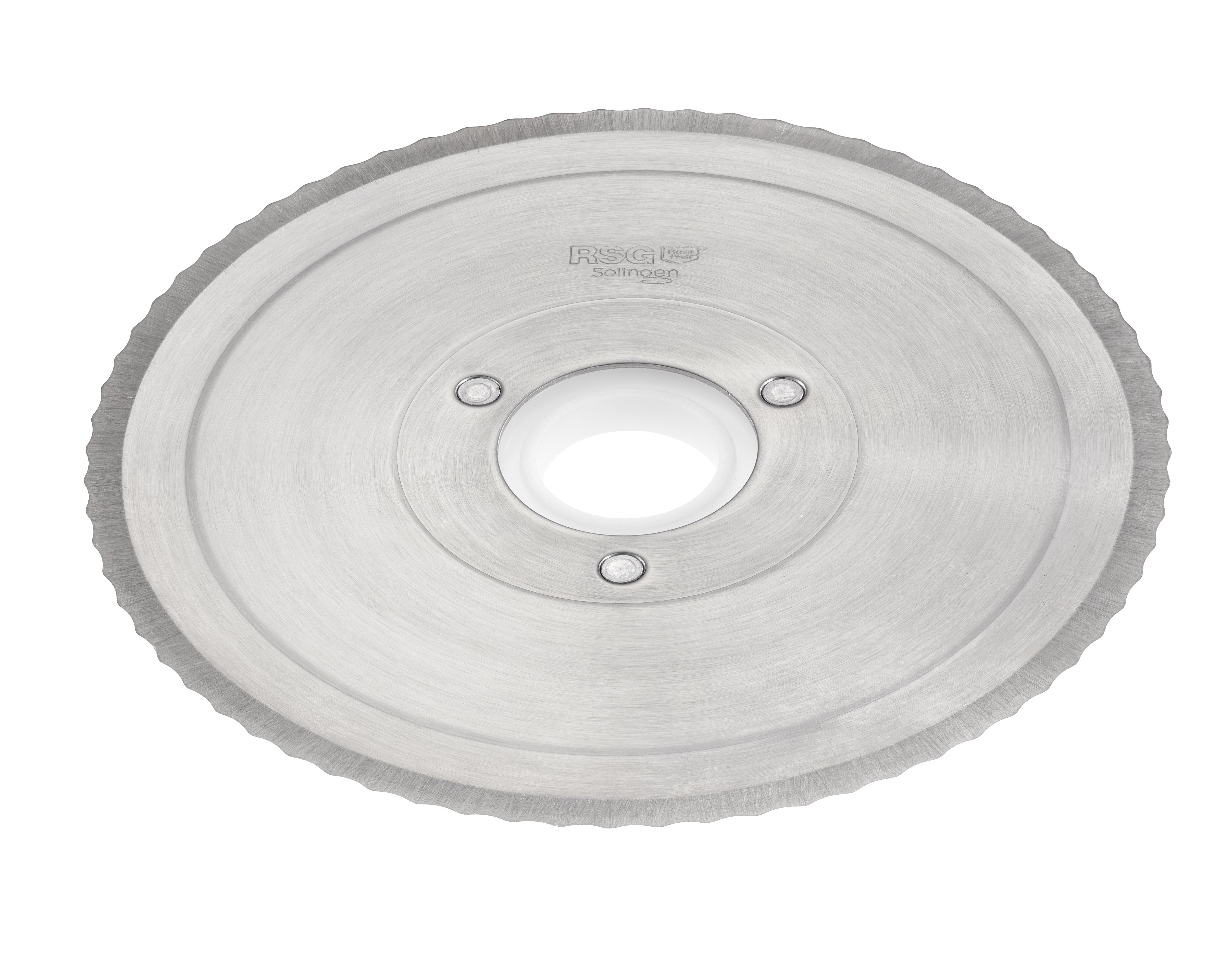 Serrated circular blade for Hand-operated food slicer