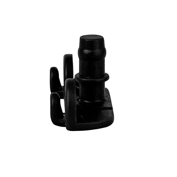 Schwarzer Schlauchhalter Schwarzer Schlauchhalter